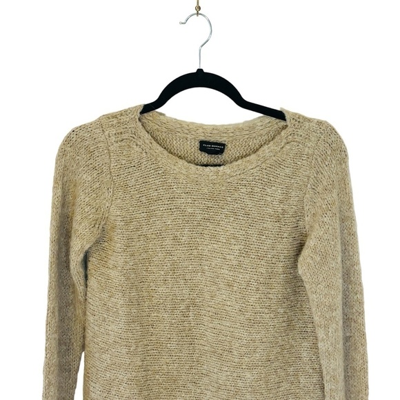 CLub Monaco Brown Alpaca Wool Neutral Sweater SZ small - Picture 8 of 11
